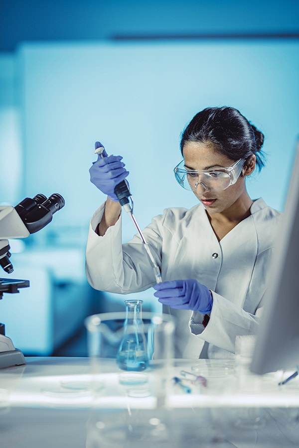 Manufacturing medication in lab